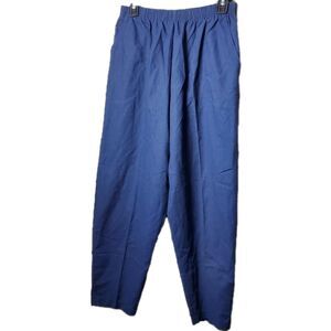 Season Ticket Navy Elastic Waistband Pants Size 16 NWT